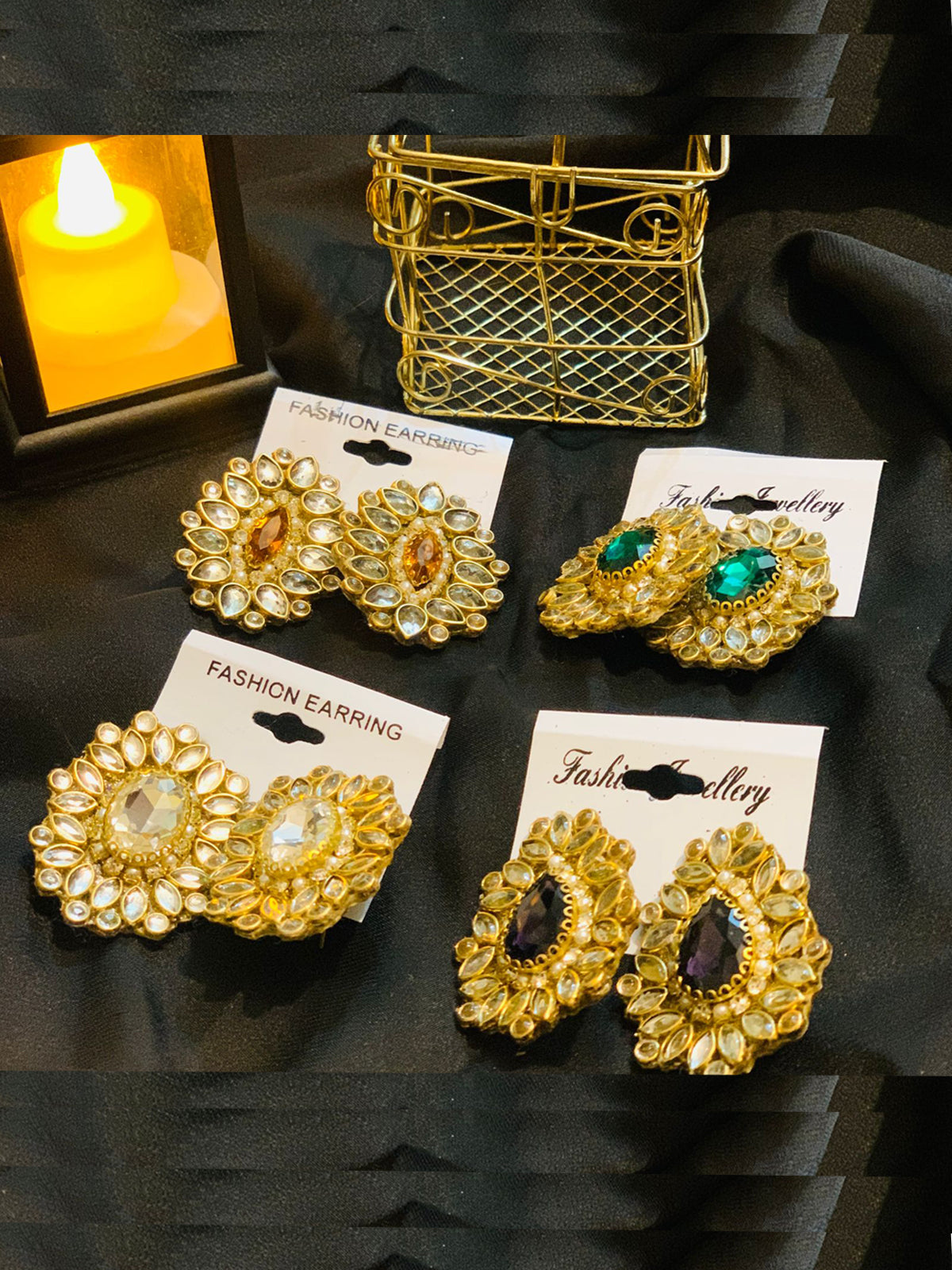 STONE EARRINGS