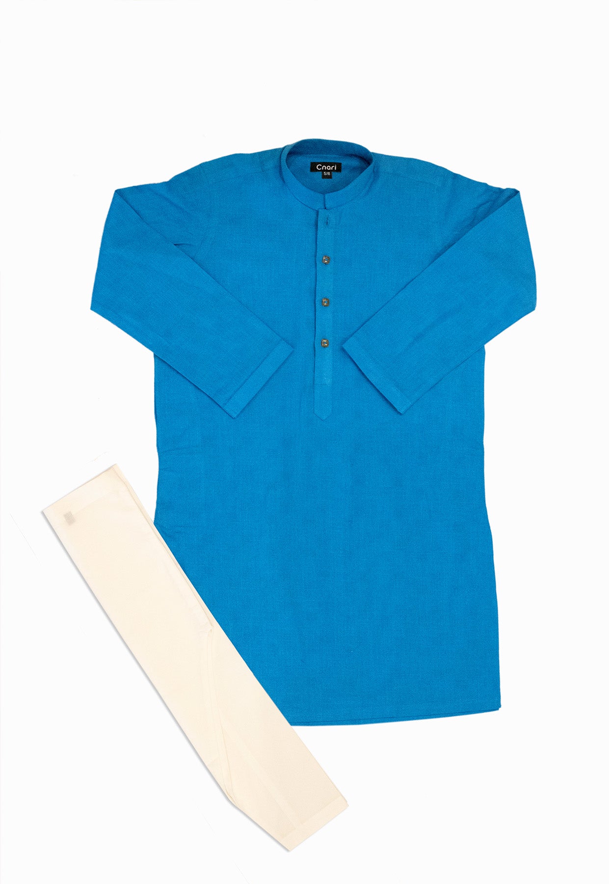 IMPORTED COTTON KURTA WITH OFF WHITE SHALWAR