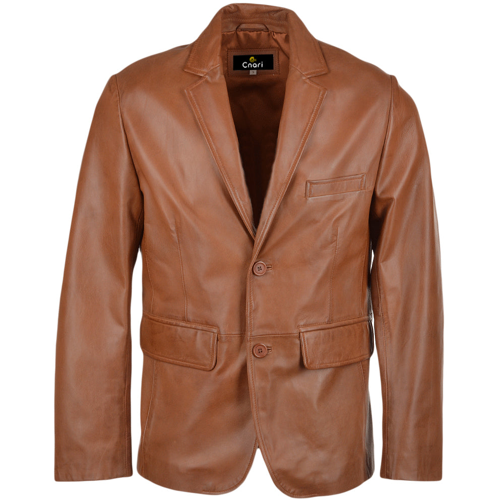 Leather Flurin Blazer (LH21SM005)
