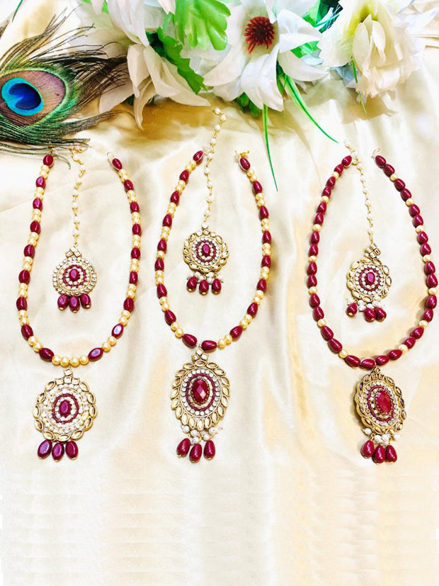 Pearl Kundan Mala