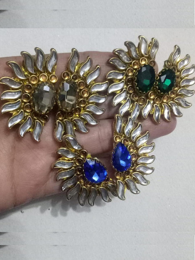 Stone Kundan Earrings