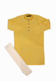 IMPORTED COTTON KURTA WITH OFF WHITE SHALWAR
