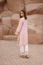 2 piece embroidered dress(stitched)