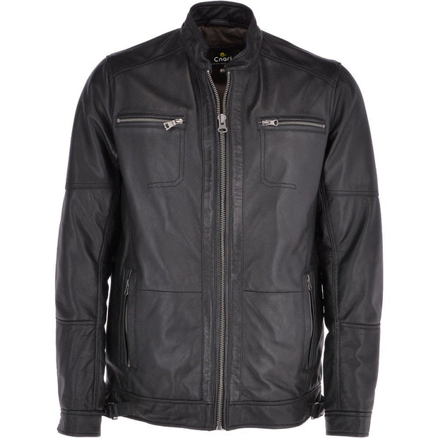 Leather Oliver Jacket (LH21WM003)